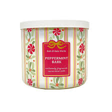 Candela de 3 Mechas Peppermint Bark