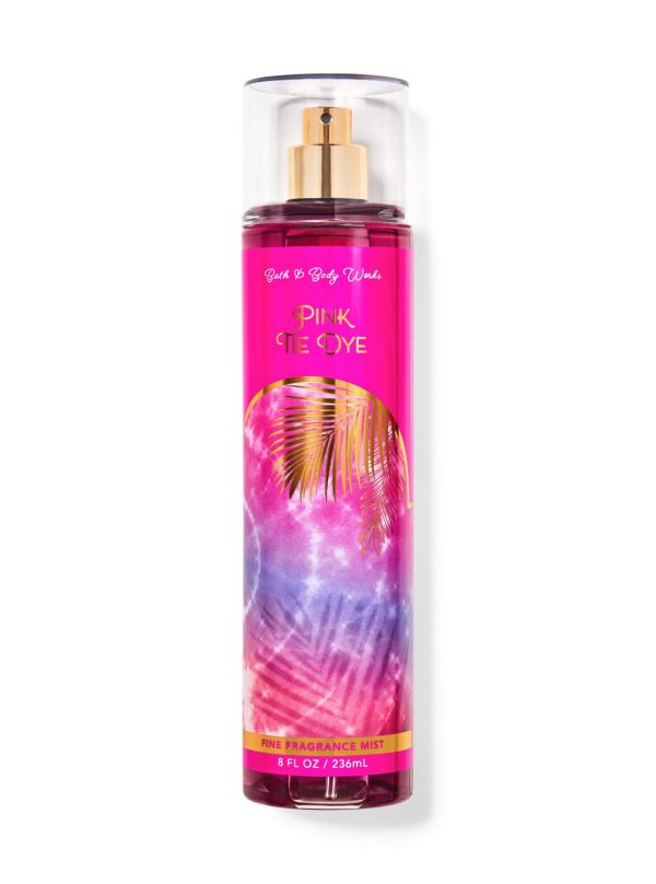 Body Mist Pink Tie Dye