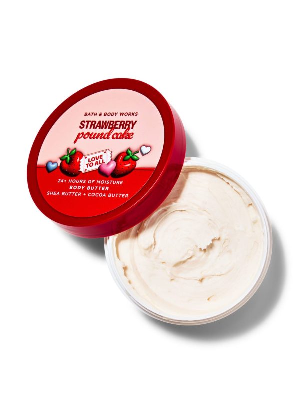 Body Butter Strawberry Pound Cake