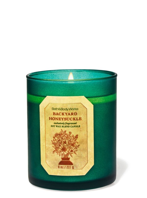 Candela de 1 Mecha Backyard Honeysuckle