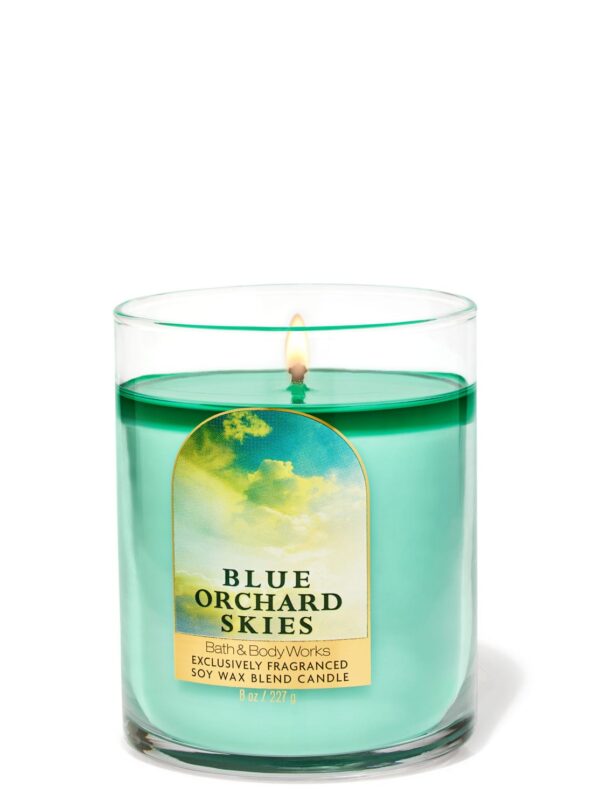 Candela de 1 Mecha Blue Orchard Skies