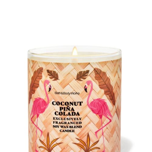 Coconut Pina Colada Candela de Una Mecha Coconut Piña Colada
