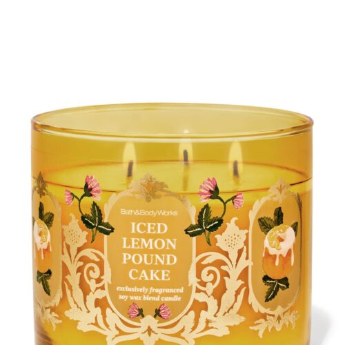 Candela de 3 Mechas Iced Lemon Pound Cake