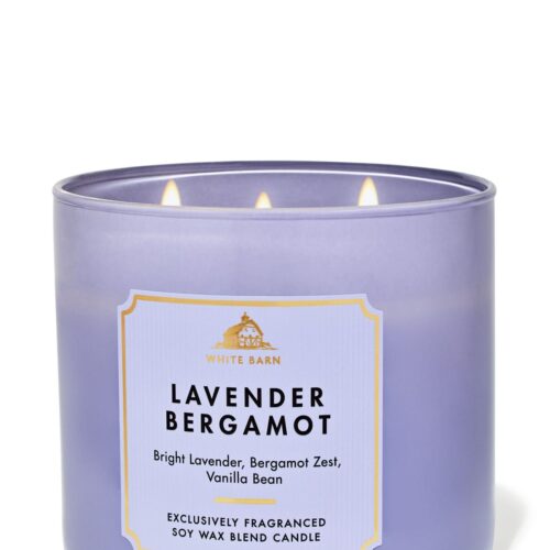 Candela de 3 Mechas Lavender Bergamot