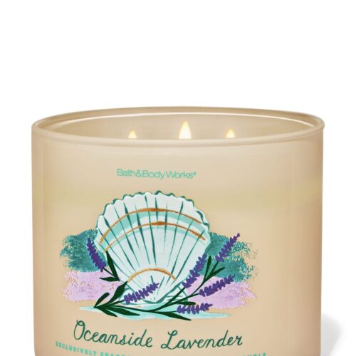 Candela de 3 Mechas Oceanside Lavender