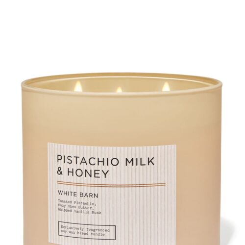 Candela de 3 Mechas Pistachio Milk & Honey