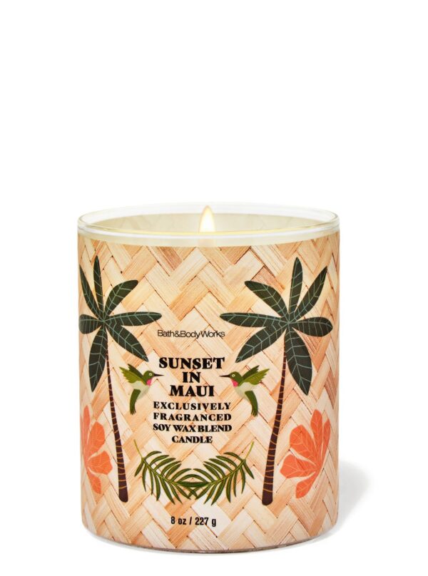 Candela de Una Mecha Sunset In Maui