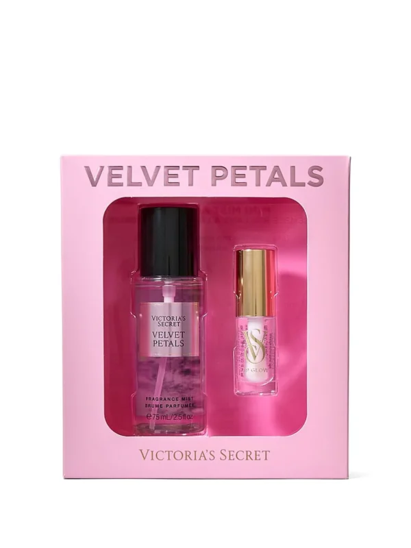 Set de Regalo de Dos Piezas Mist & Kiss Velvet Petals