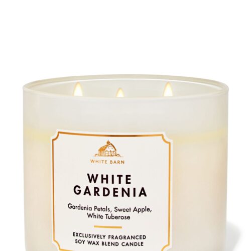Candela de 3 Mechas White Gardenia