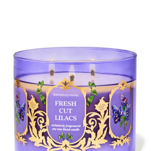 Candela de 3 Mechas Fresh Cut Lilacs